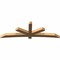 Ekena Millwork Alberta Smooth Timber Gable Bracket, Western Red Cedar, 108"W x 36"H x 5 1/2"D x 5 1/2"F, 8/12 Pitch GBW108X36X0606ALB00SWR - alternate 5
